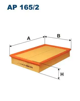 FILTRON AP165/2 Hava Filtresi 9454647 resmi