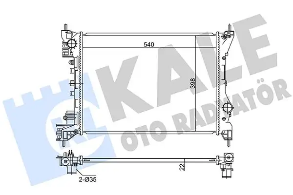 KALE 351280 Radyatör resmi
