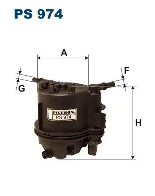 FILTRON PS974 Yakıt Filtresi resmi
