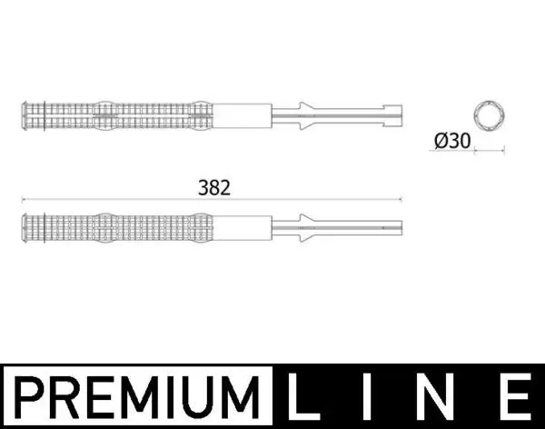 MAHLE AD303000P Klima Kurutucu Tüpü A6398350600 resmi