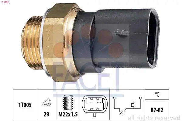 FACET 7.5102 Fan Müşiri 7586250 resmi