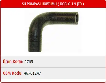 MASTER M2765 Devirdaim Hortumu 46761247 resmi