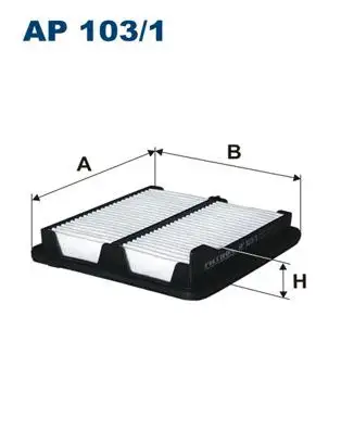 FILTRON AP103/1 Hava Filtresi 17220RMX000 resmi