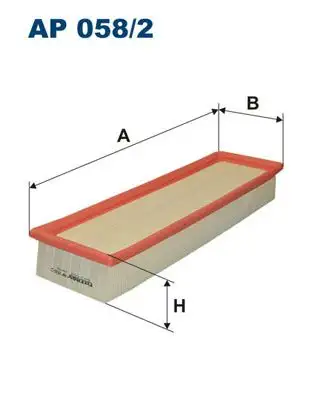 FILTRON AP058/2 Hava Filtresi 1444FC resmi