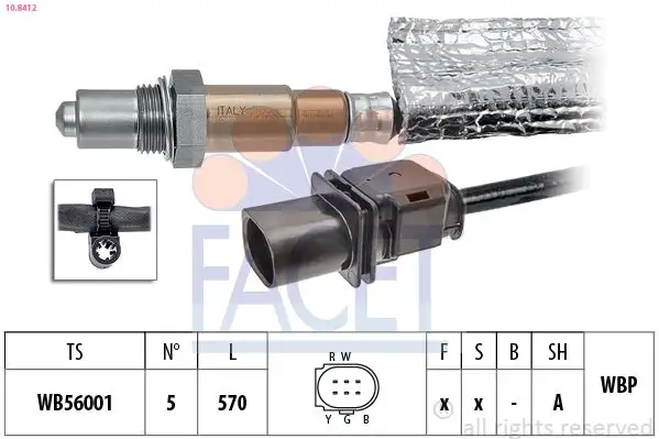 FACET 10.8412 Oksijen Sensörü 059906262M resmi