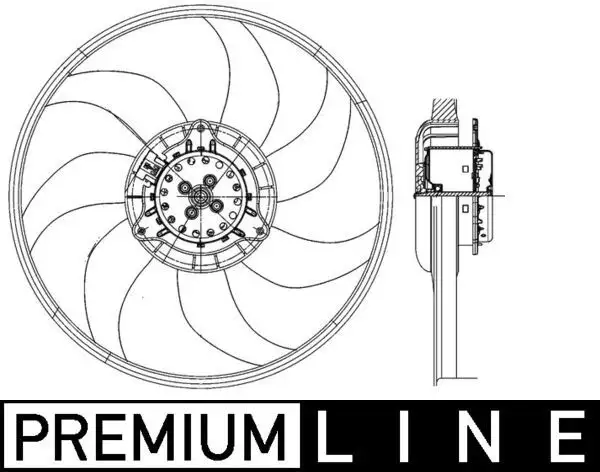 MAHLE CFF400000P Fan Motoru 13453812 resmi