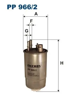 FILTRON PP966/2 Yakıt Filtresi 1578143 resmi