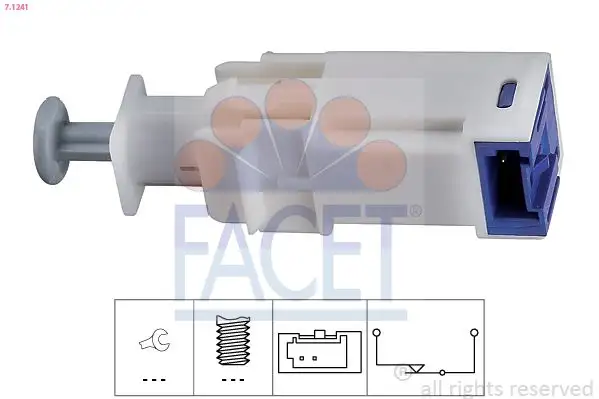 FACET 7.1241 Debriyaj Pedal Müşiri 453462 resmi