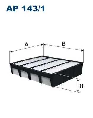 FILTRON AP143/1 Hava Filtresi 1780146060 resmi