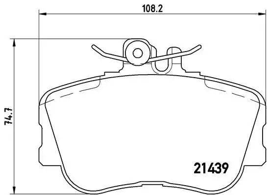 BREMBO P06017 Ön Fren Balatası resmi