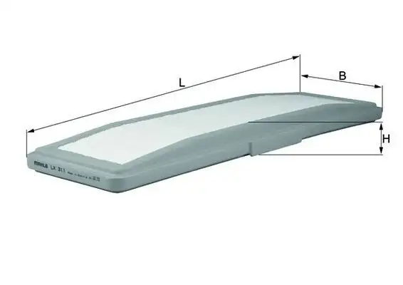 MAHLE LX311 Hava Filtresi resmi