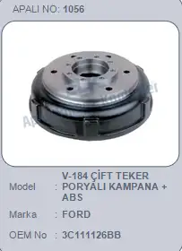 AYK 1056 Fren Kampanası 5C161109CA resmi