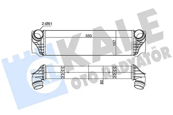 KALE 375655 Turbo Radyatörü resmi