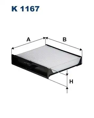 FILTRON K1167 Polen Filtresi 7701055110 resmi