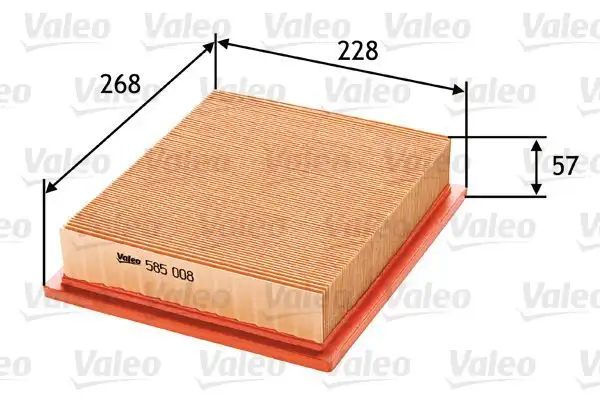 VALEO 585008 Hava Filtresi resmi