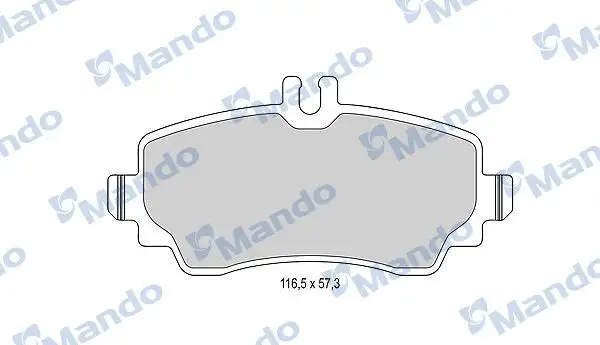 MANDO MBF015131 Ön Fren Balatası resmi