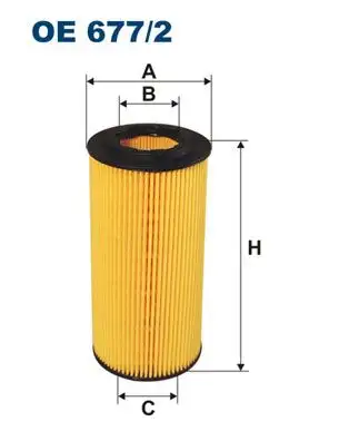 FILTRON OE677/2 Yağ Filtresi A2751840025 resmi