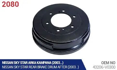 AYK 2080 Fren Kampanası 43206V0300 resmi