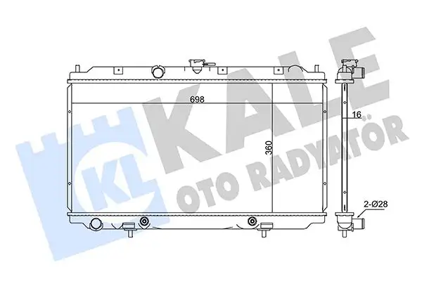 KALE 345995 Radyatör resmi