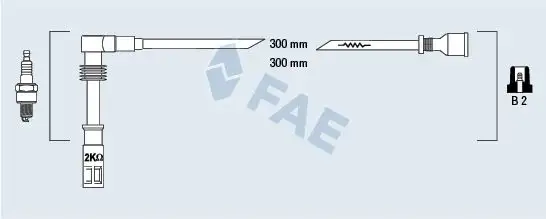 FAE 85682 Buji Kablosu 058905409A resmi