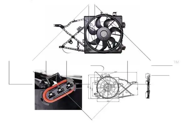 NRF 47014 Fan Motoru resmi