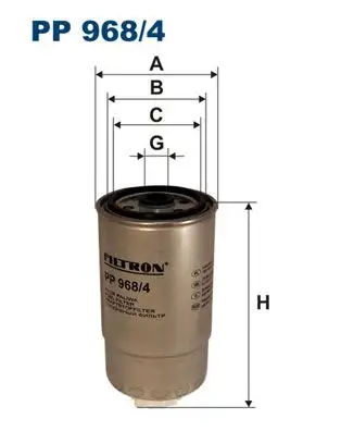 FILTRON PP968/4 Yakıt Filtresi resmi