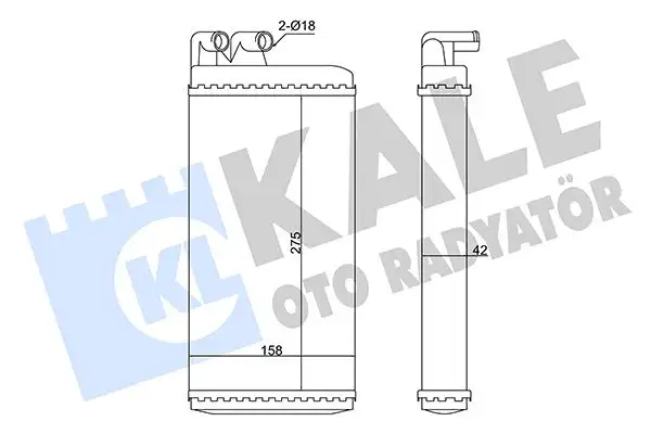 KALE 346240 Kalorifer Radyatörü resmi