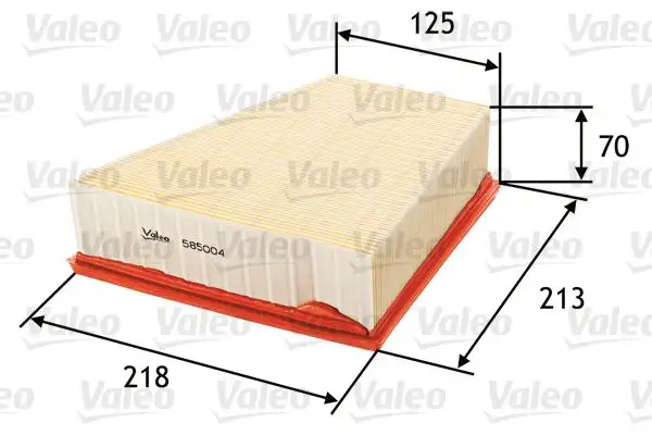 VALEO 585004 Hava Filtresi 6Q0129620 resmi