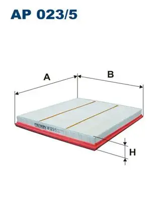 FILTRON AP023/5 Hava Filtresi 1741459 resmi