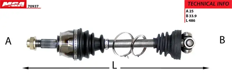 MGA 70937 Ön Aks (Sol) resmi