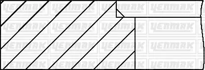 YENMAK 91-09969-000 Motor Segmanı (STD) resmi