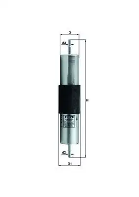 MAHLE KL78 Yakıt Filtresi 13321405092 resmi