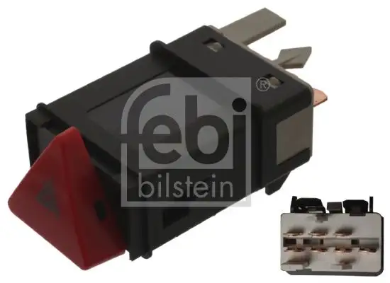 FEBI 44393 Dörtlü Flaşör Düğmesi resmi