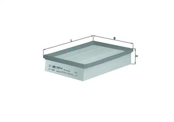 MAHLE LX935 Hava Filtresi resmi