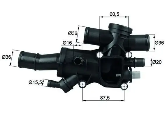MAHLE TH4483 Termostat resmi