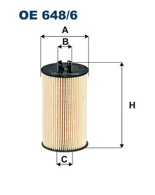 FILTRON OE648/6 Yağ Filtresi resmi