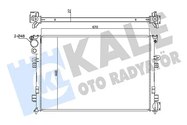 KALE 347225 Radyatör resmi