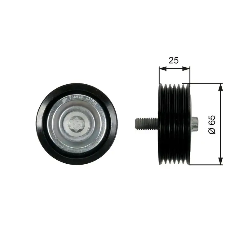 GATES T36433 Alternatör Gergi Rulmanı A2782020219 resmi