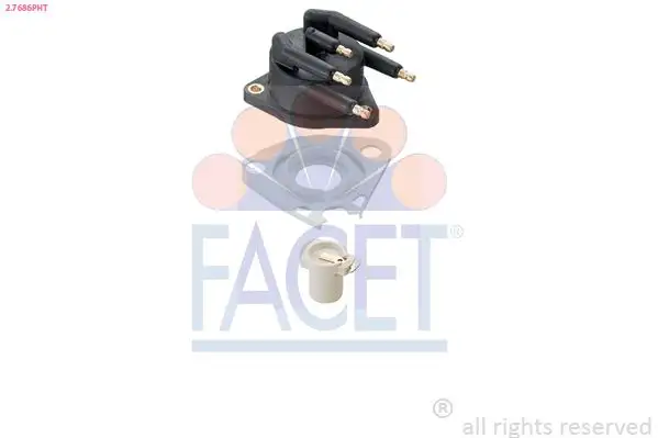 FACET 2.7686PHT Distribütör Kapağı ve Tevzi Makarası 7700859053 resmi