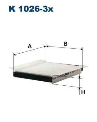 FILTRON K1026-3X Polen Filtresi resmi