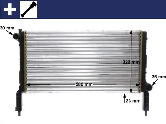 MAHLE CR1446000S Radyatör 46803028 resmi