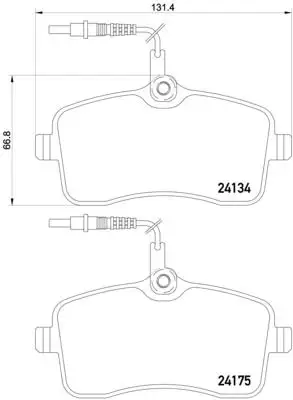 BREMBO P61109 Ön Fren Balatası resmi
