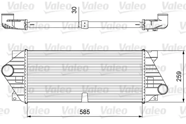 VALEO 818635 Turbo Radyatörü A1635000700 resmi