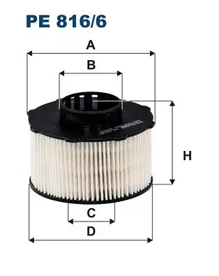 FILTRON PE816/6 Yakıt Filtresi resmi