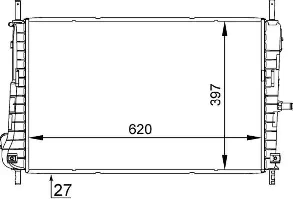 MAHLE CR1347000S Radyatör resmi