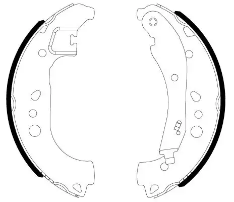 HELLA 8DB355022-911 Arka Fren Balatası resmi