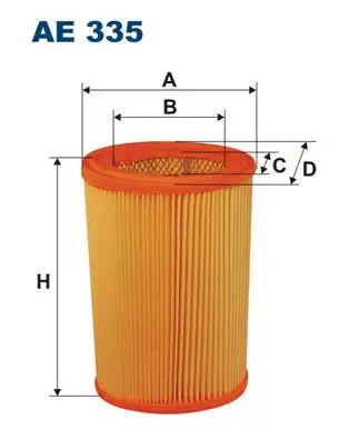 FILTRON AE335 Hava Filtresi resmi