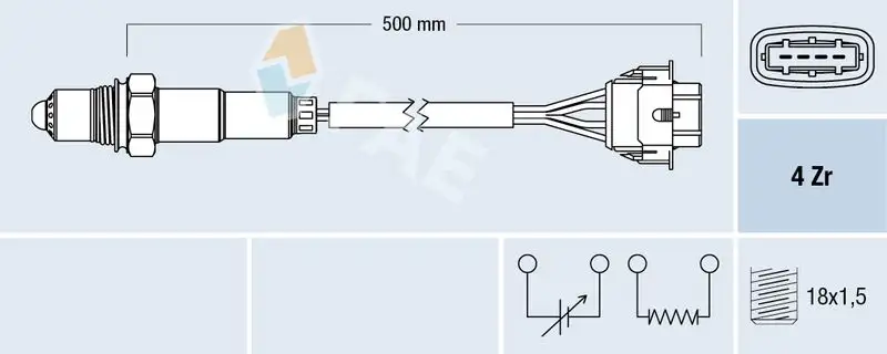 FAE 77303 Oksijen Sensörü resmi
