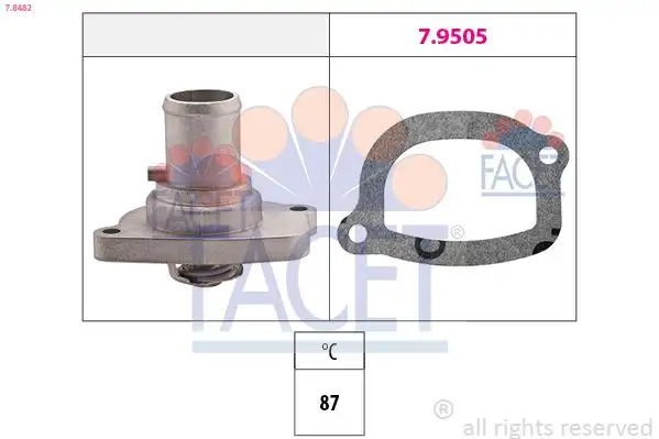 FACET 7.8482 Termostat 46737644 resmi