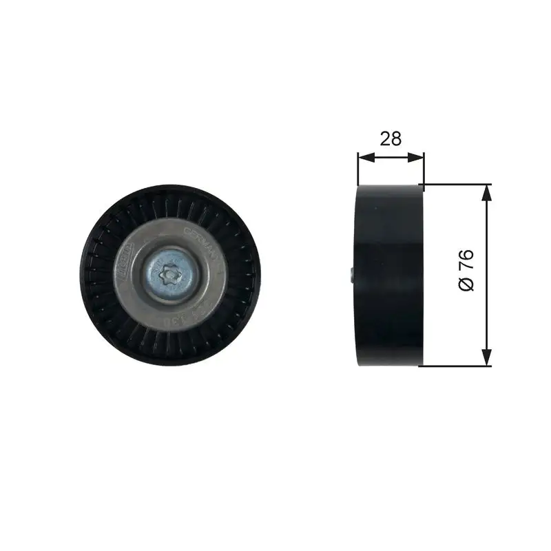GATES T36423 Alternatör Gergi Rulmanı A2712000570 resmi